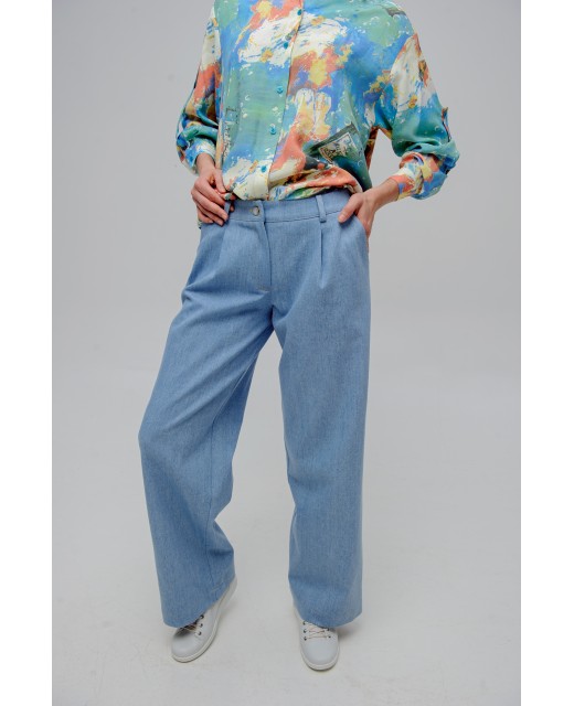 Джинсовые брюки "Jeans di cotone azzuro"